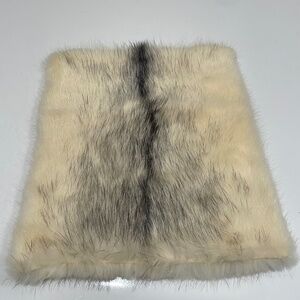 Saks Fifth Avenue Fur and Leather Hand Warmer for Belt—Gorgeous!! Like New!!